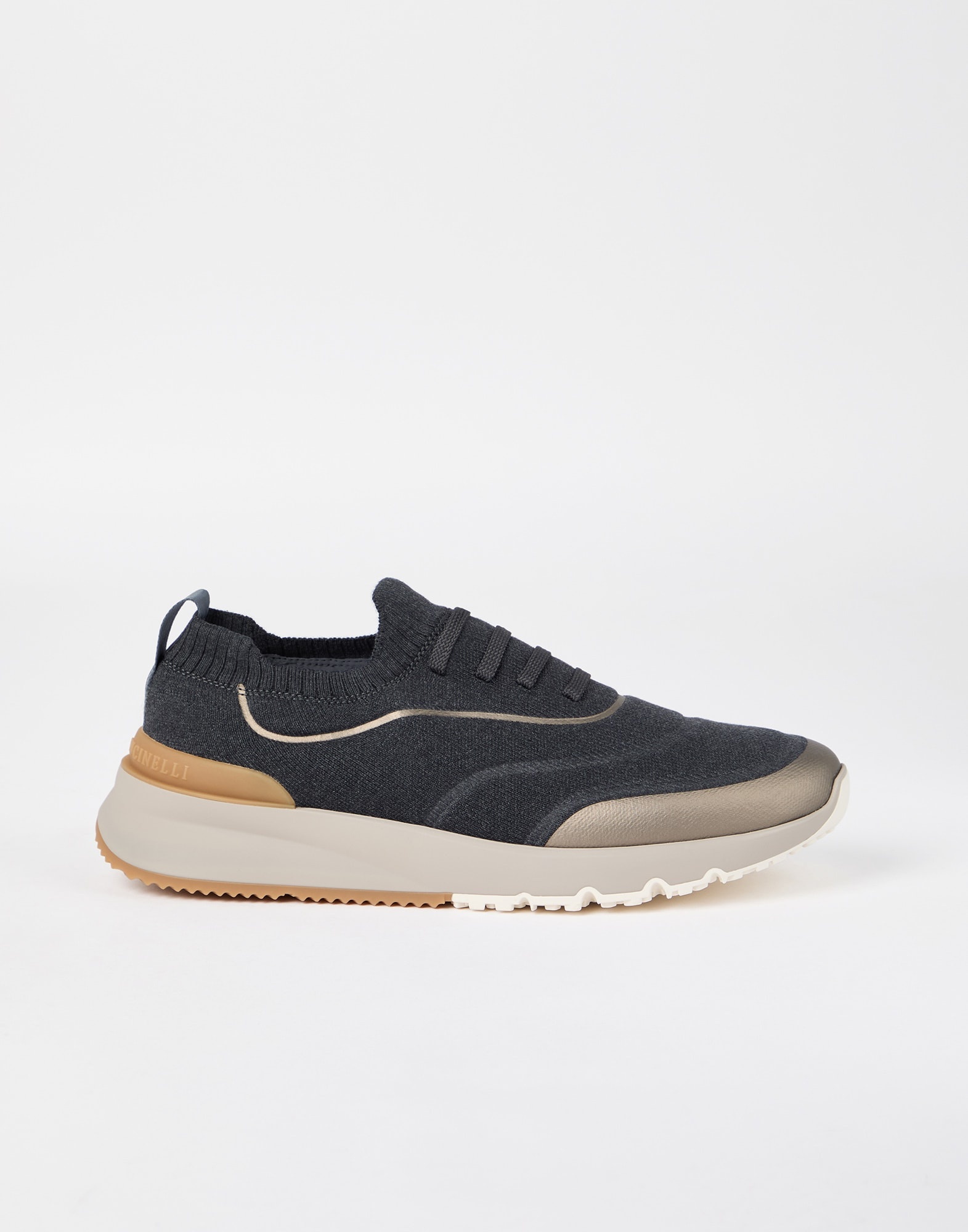 Techno cotton knit runners with heat-bonded details - 5