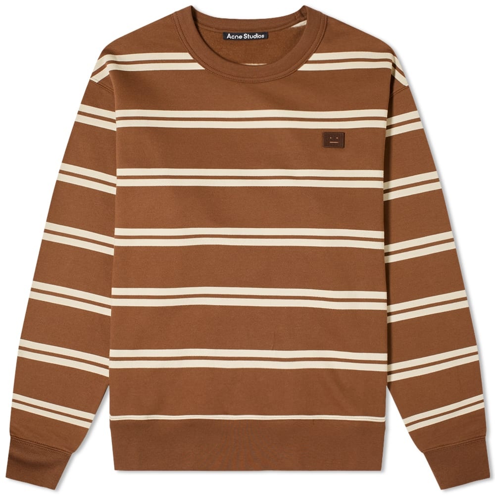 Acne Studios Fairview Stripe Face Crew Sweat - 1