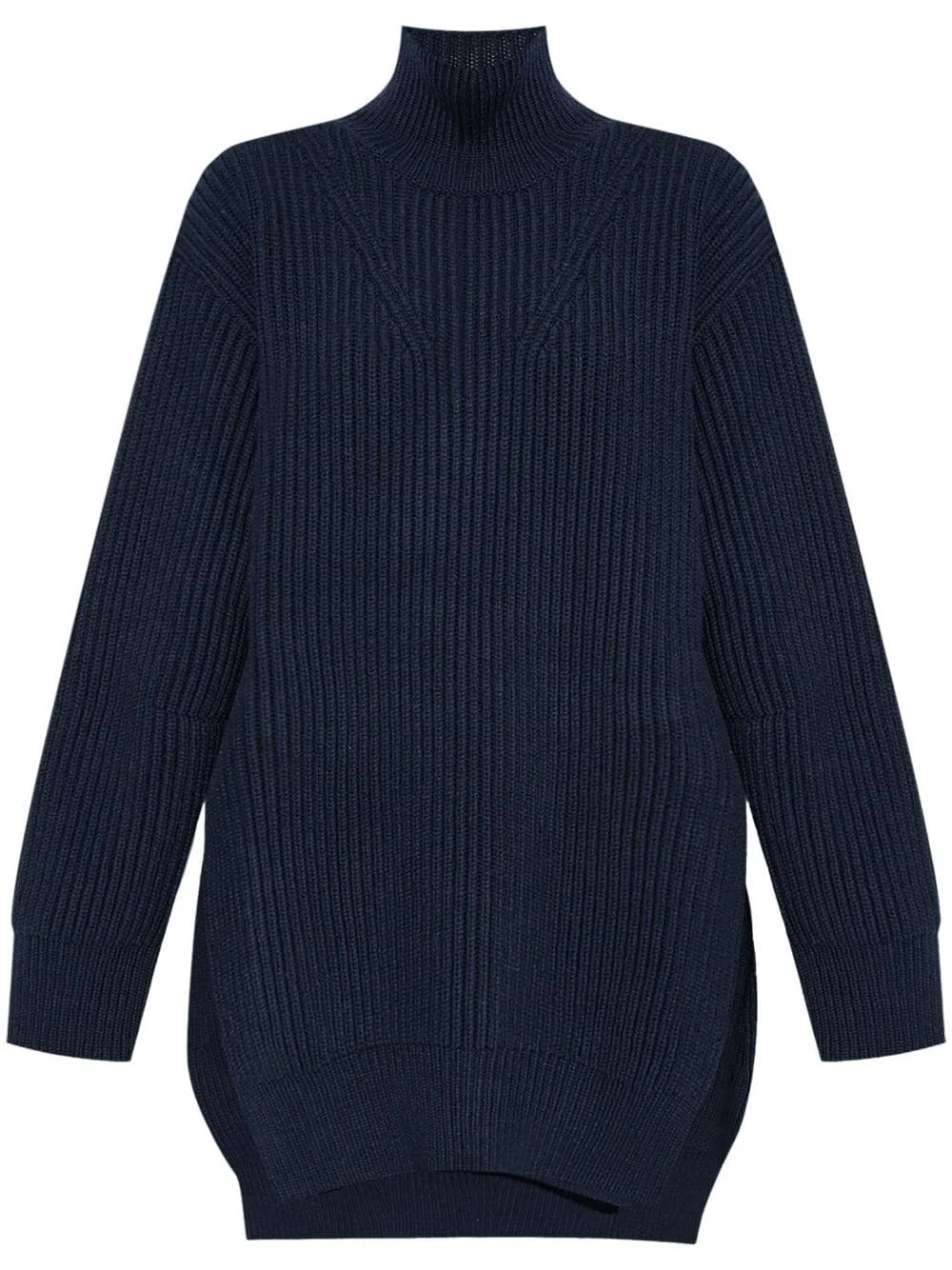 chunky-ribbed wool jumper - 1
