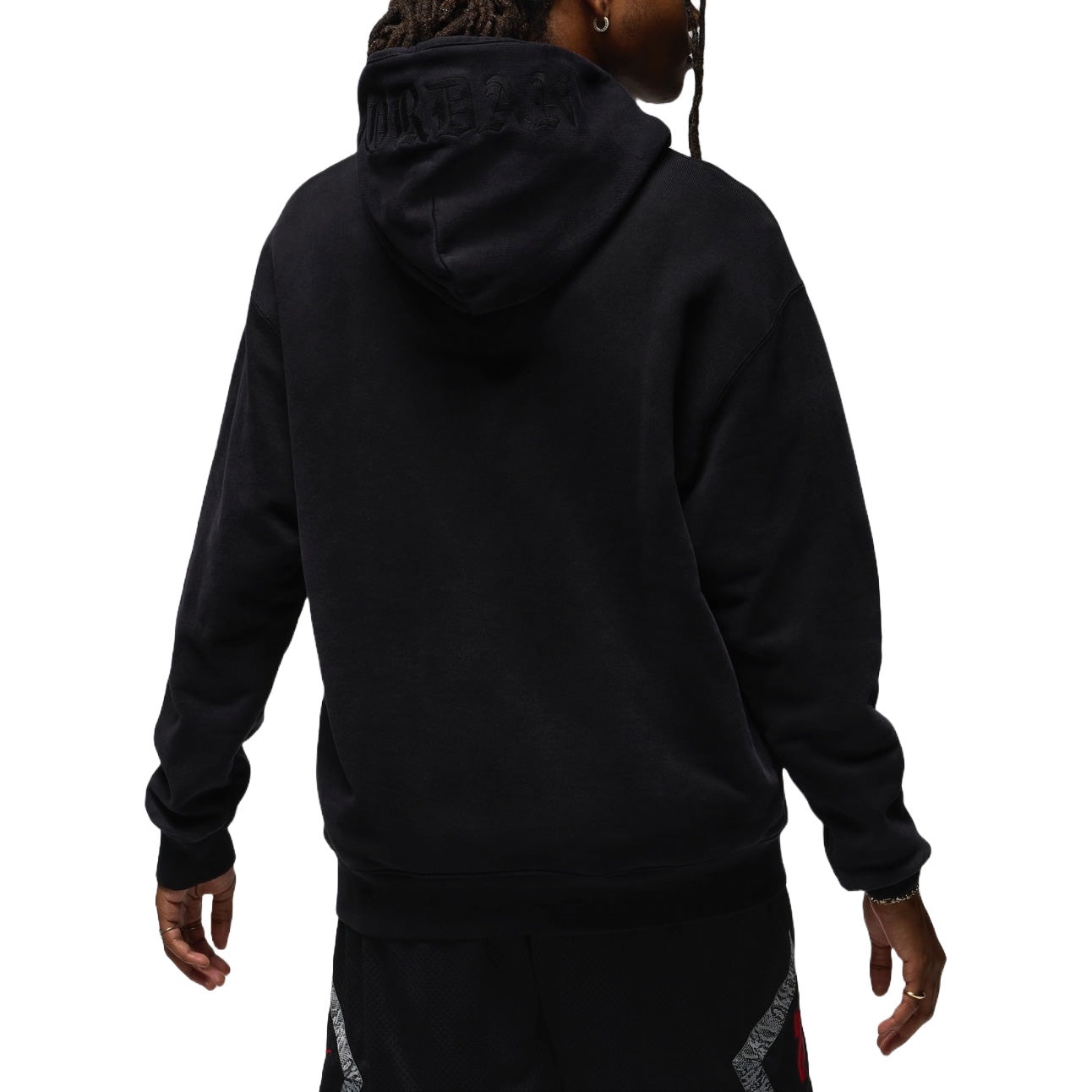 Air Jordan x Awake NY Fleece Hoodie Asia Sizing 'Black Red' FQ5444-010 - 2