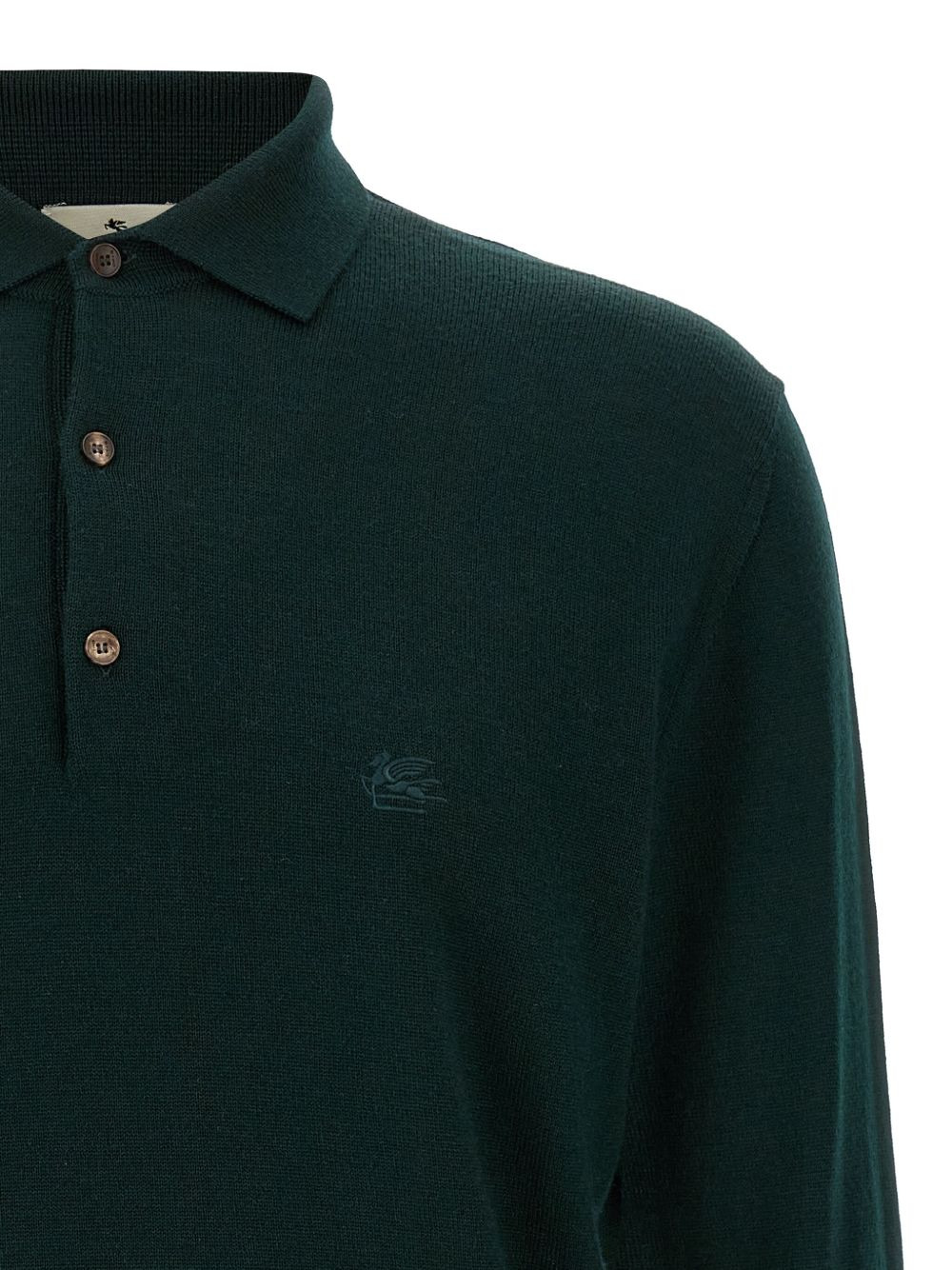 logo-embroidered polo shirt - 4