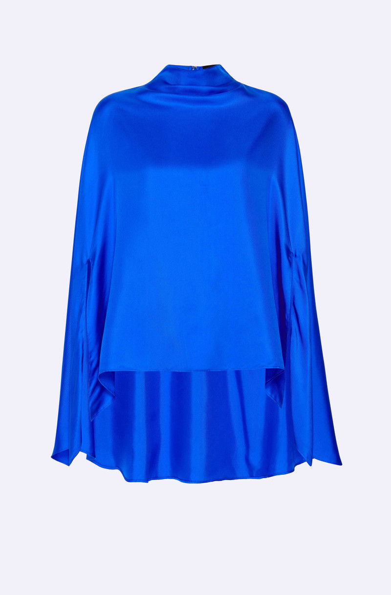 Silky Twill Oversized Cape Tee 1