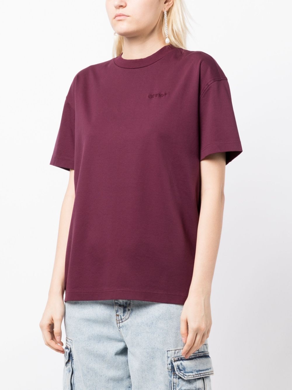 Arrows embroidered T-shirt - 3