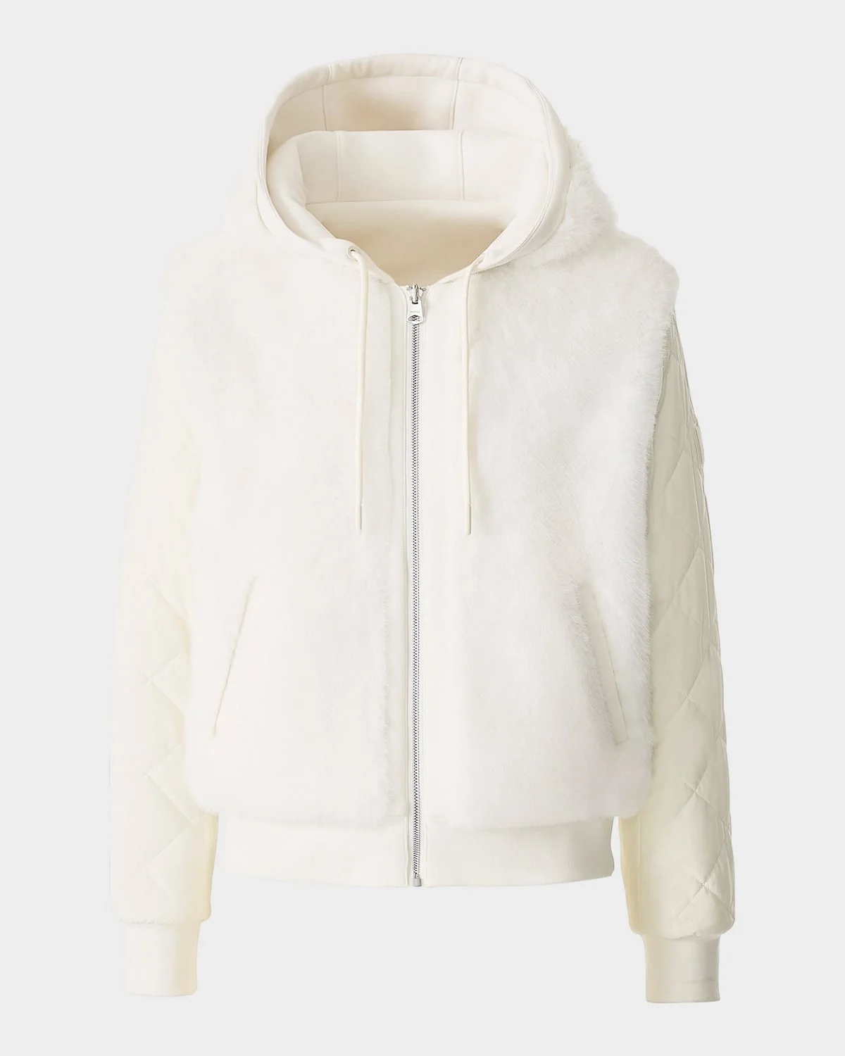 Gwendal Quilted Faux-Fur Reversible Hoodie - 1