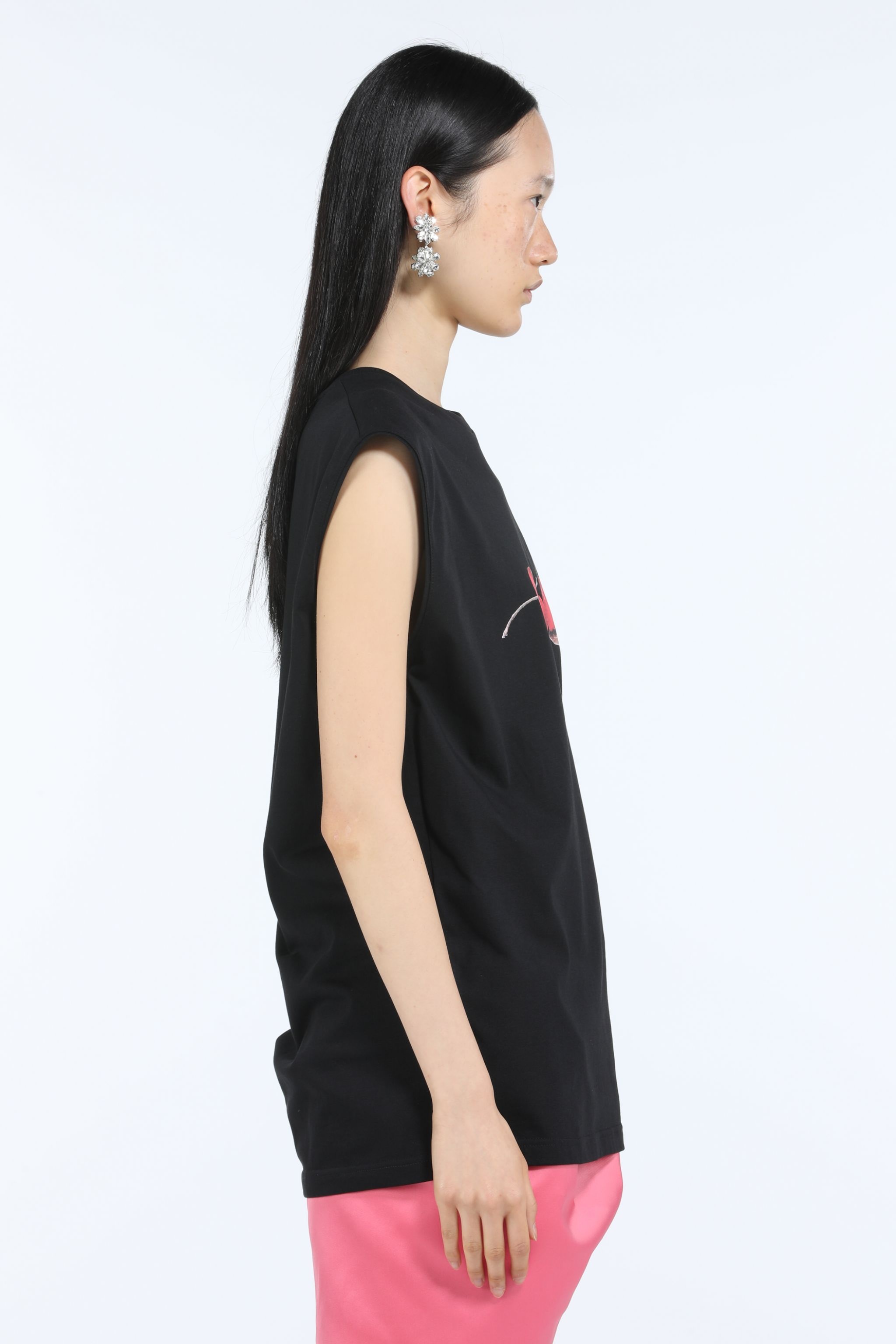 CHERRY-PRINT COTTON JERSEY T-SHIRT - 3