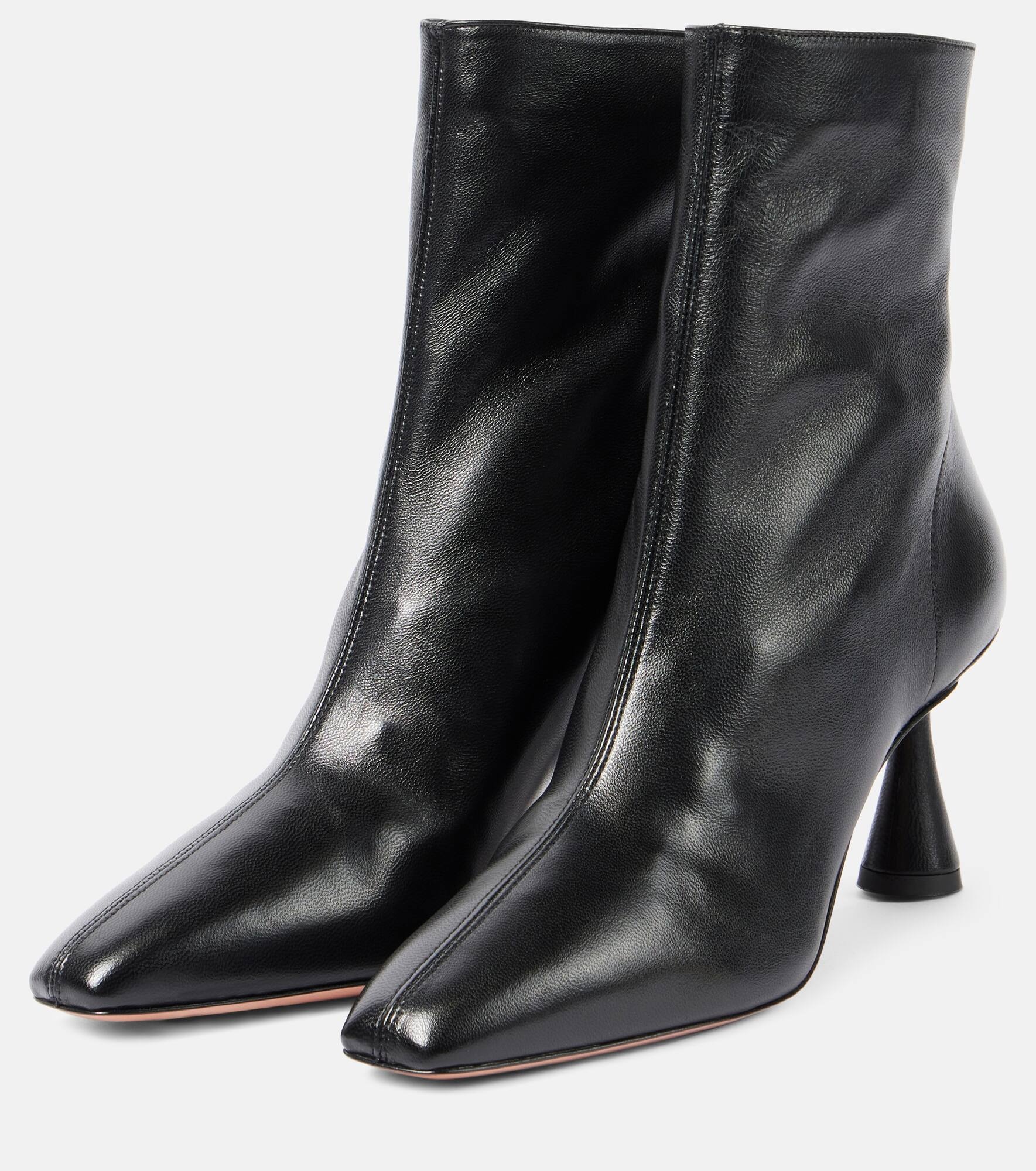 Amore 75 leather ankle boots - 5