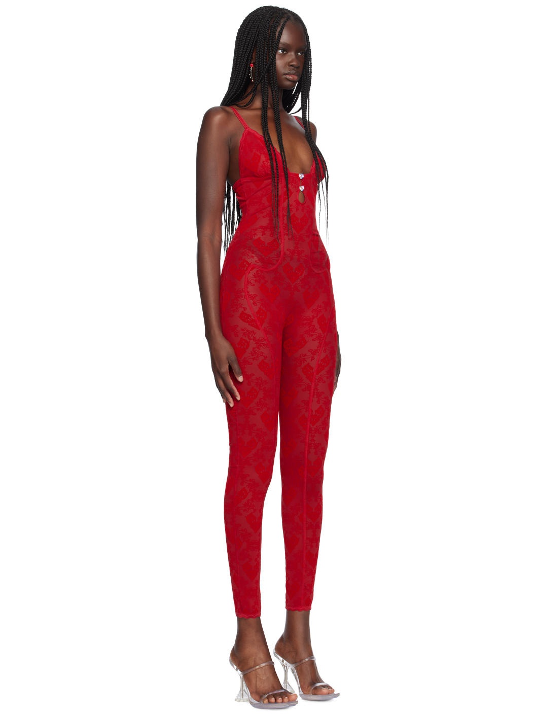 Red Scarlett Jumpsuit - 2