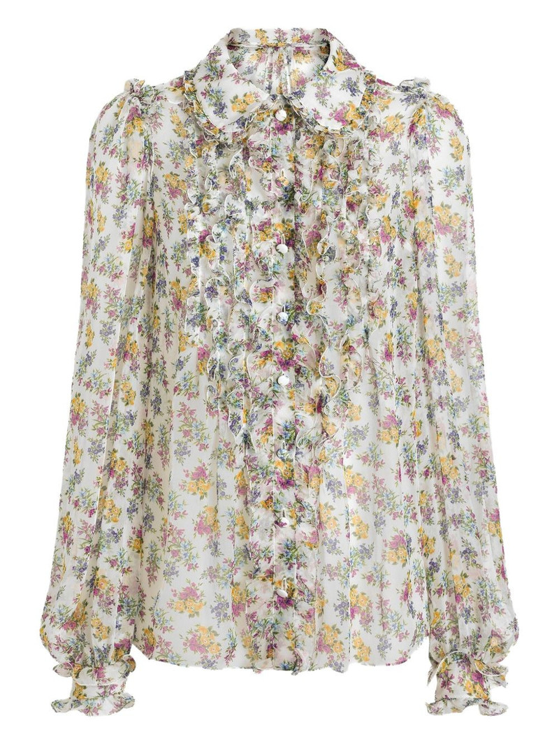 ruffled floral blouse 1