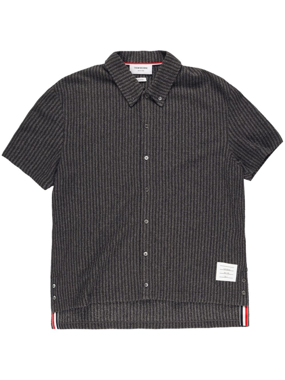 striped terry-cloth shirt - 1