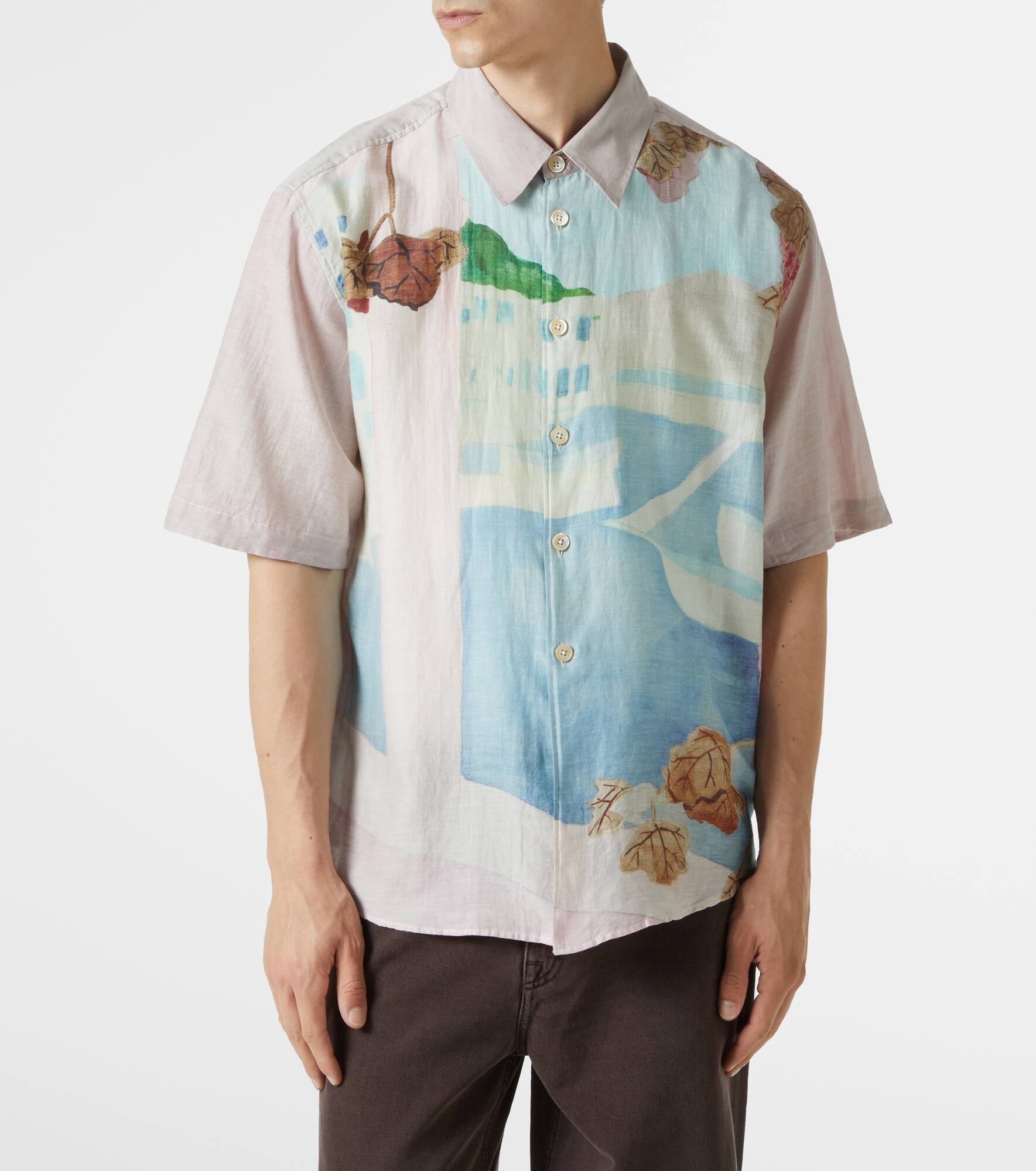 Beyond cotton and silk bowling shirt - 3