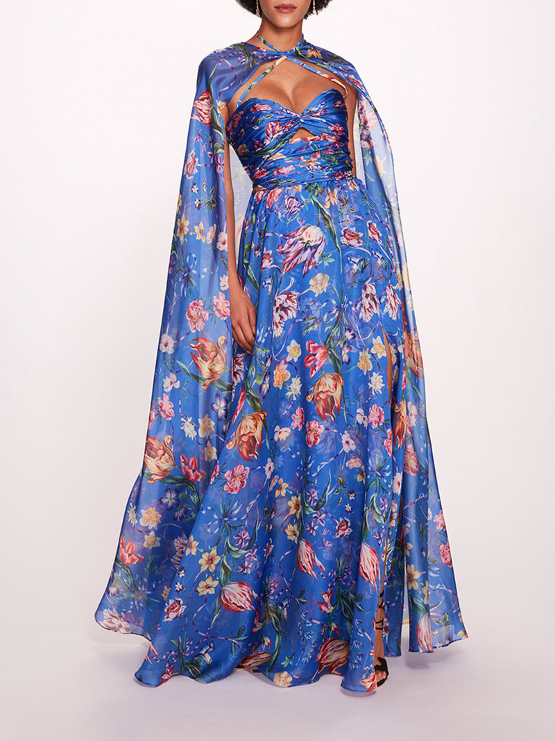 RIBBONS CAPE GOWN 1