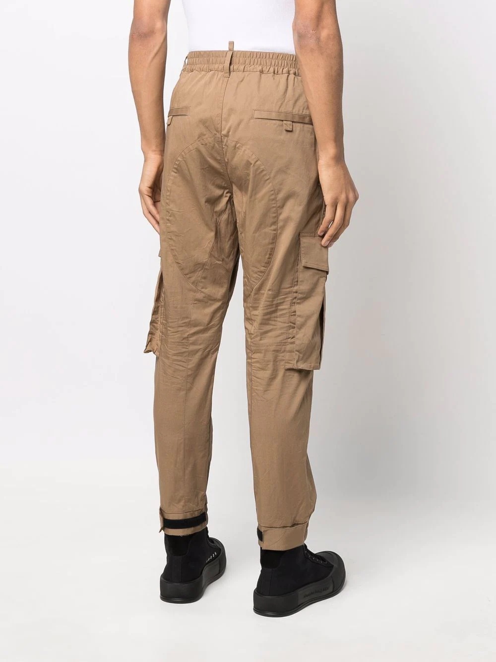 logo-print cargo pants - 4