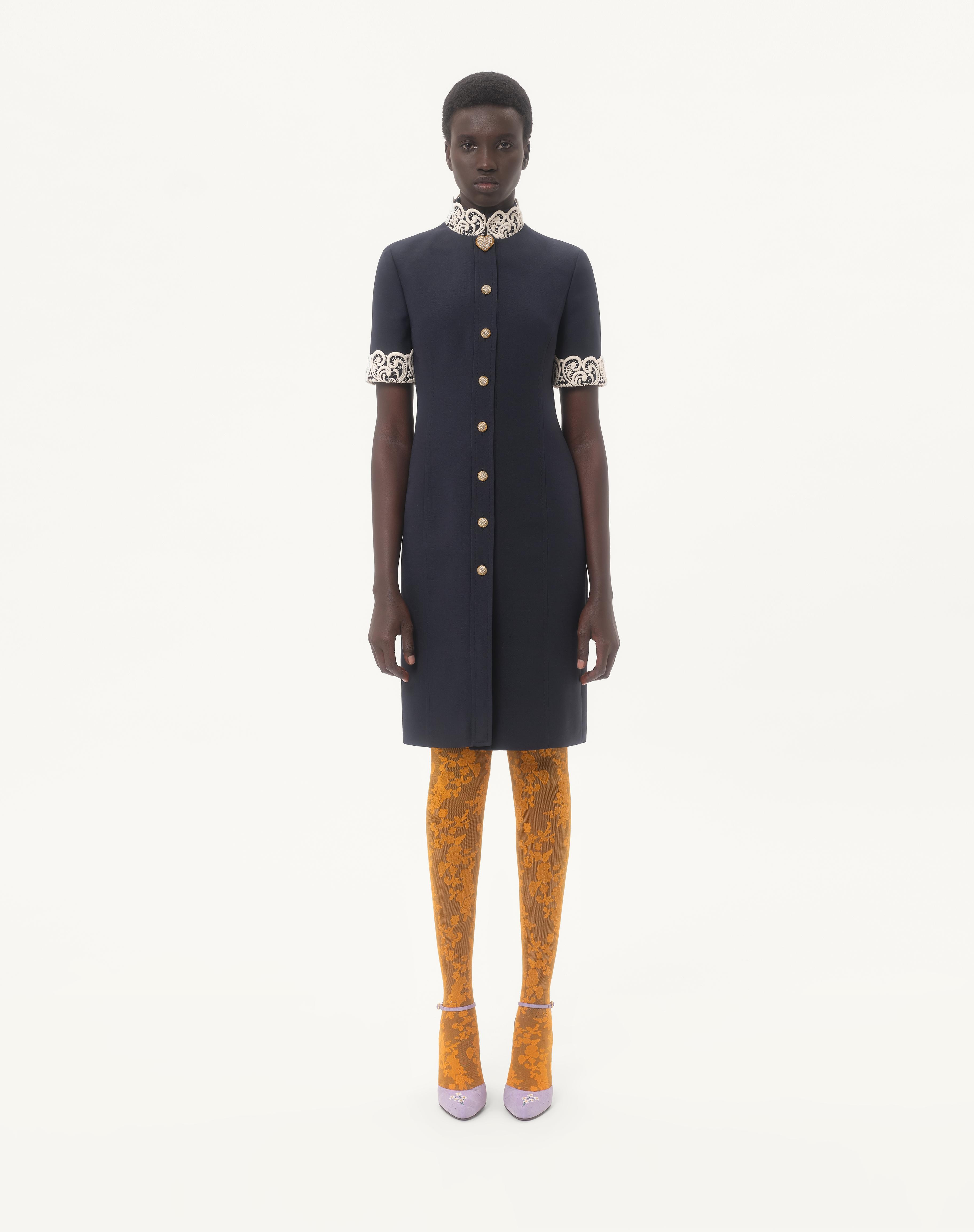 CREPE COUTURE MIDI DRESS - 5