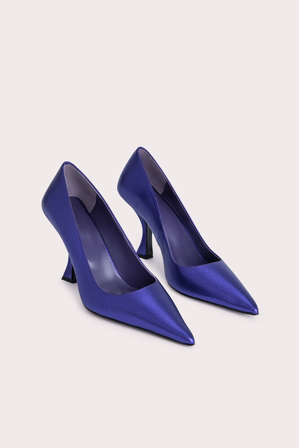 Viva Ultraviolet Metallic Grain Leather - 2