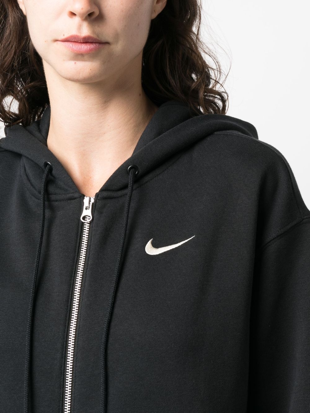 Phoenix logo-embroidered zip-up hoodie - 5