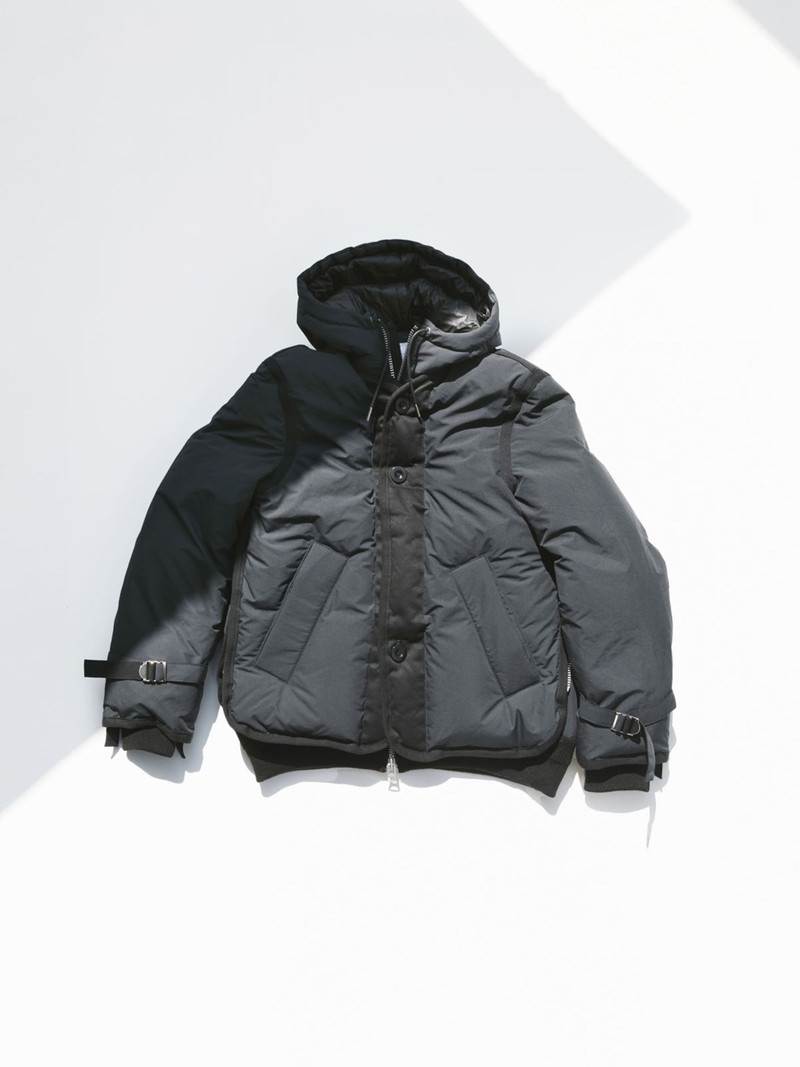 sacai Rip Stop Puffer Jacket outlook
