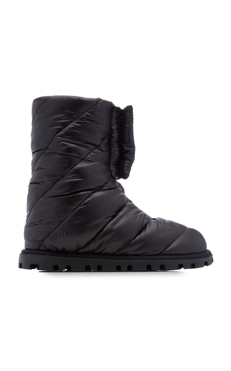 Puffy Nylon Boots black 1
