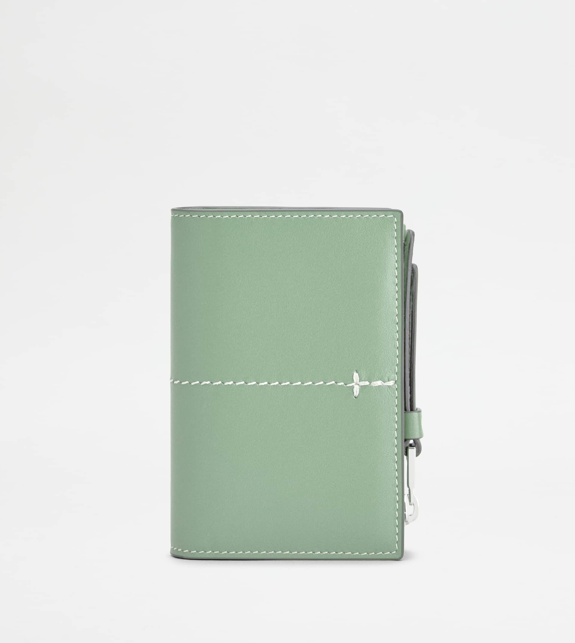 WALLET IN LEATHER - GREEN - 1