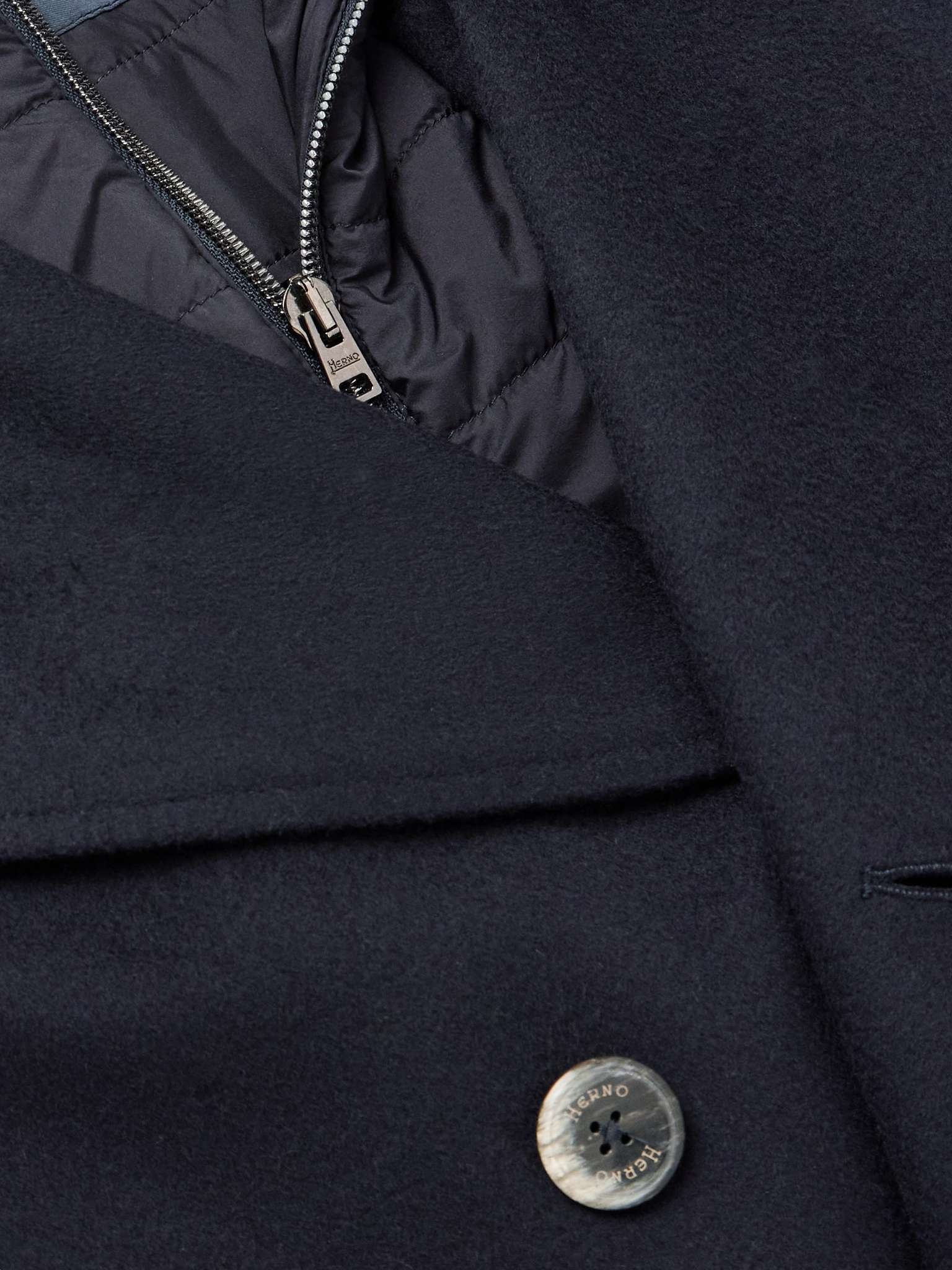 Brushed Wool and Cashmere-Blend Peacoat - 5