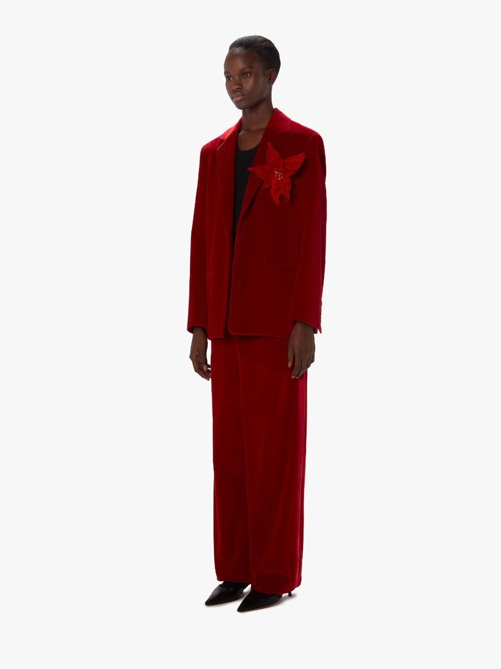 VELVET TUXEDO TROUSERS - 4