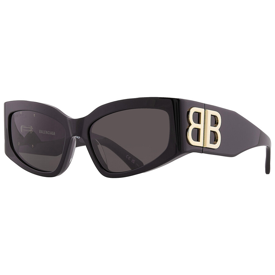 Balenciaga Gray Cat Eye Ladies Sunglasses BB0321S 002 57 - 3