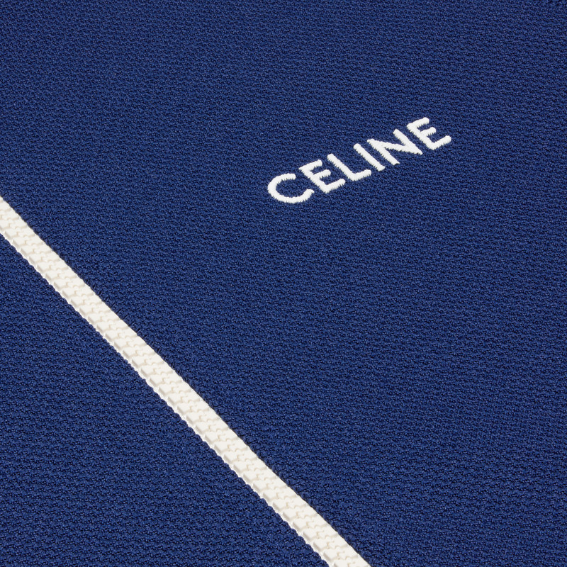 cropped tracksuit jacket in texturized jersey 4