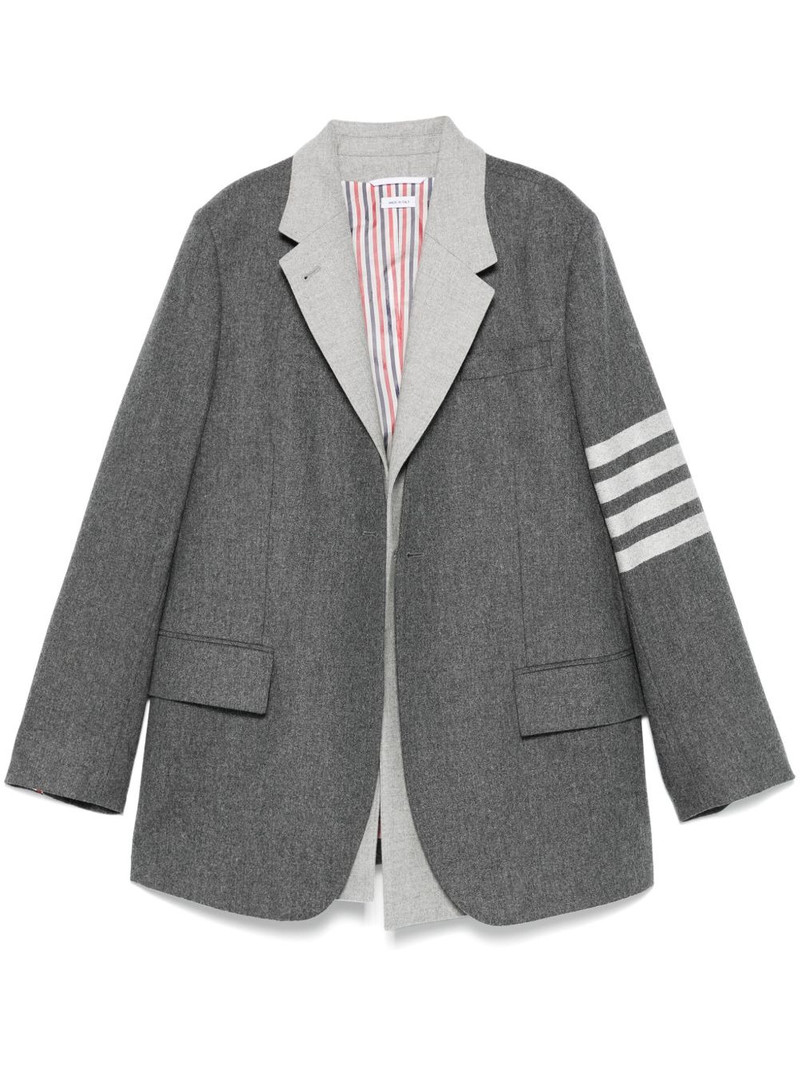 flannel blazer set - 1