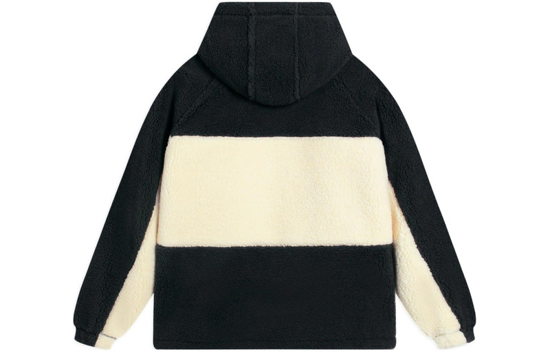 Li-Ning Li-Ning BadFive Logo Fleece Full Zip Jacket 'Black Beige' AFDSA69-4 outlook