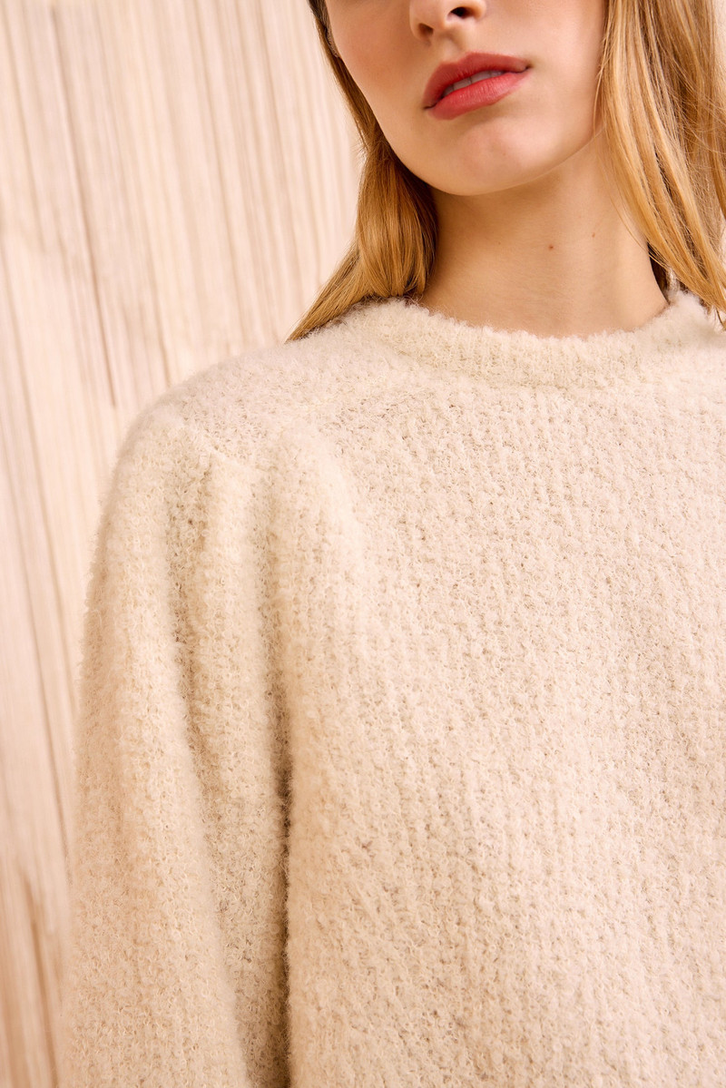 ULLA JOHNSON Romily Alpaca Long Sleeve Pullover outlook