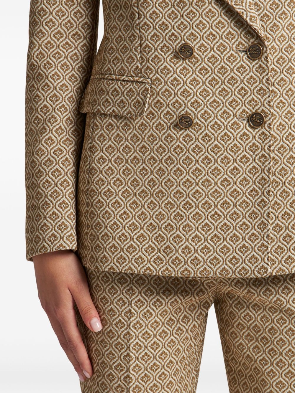 jacquard blazer - 4