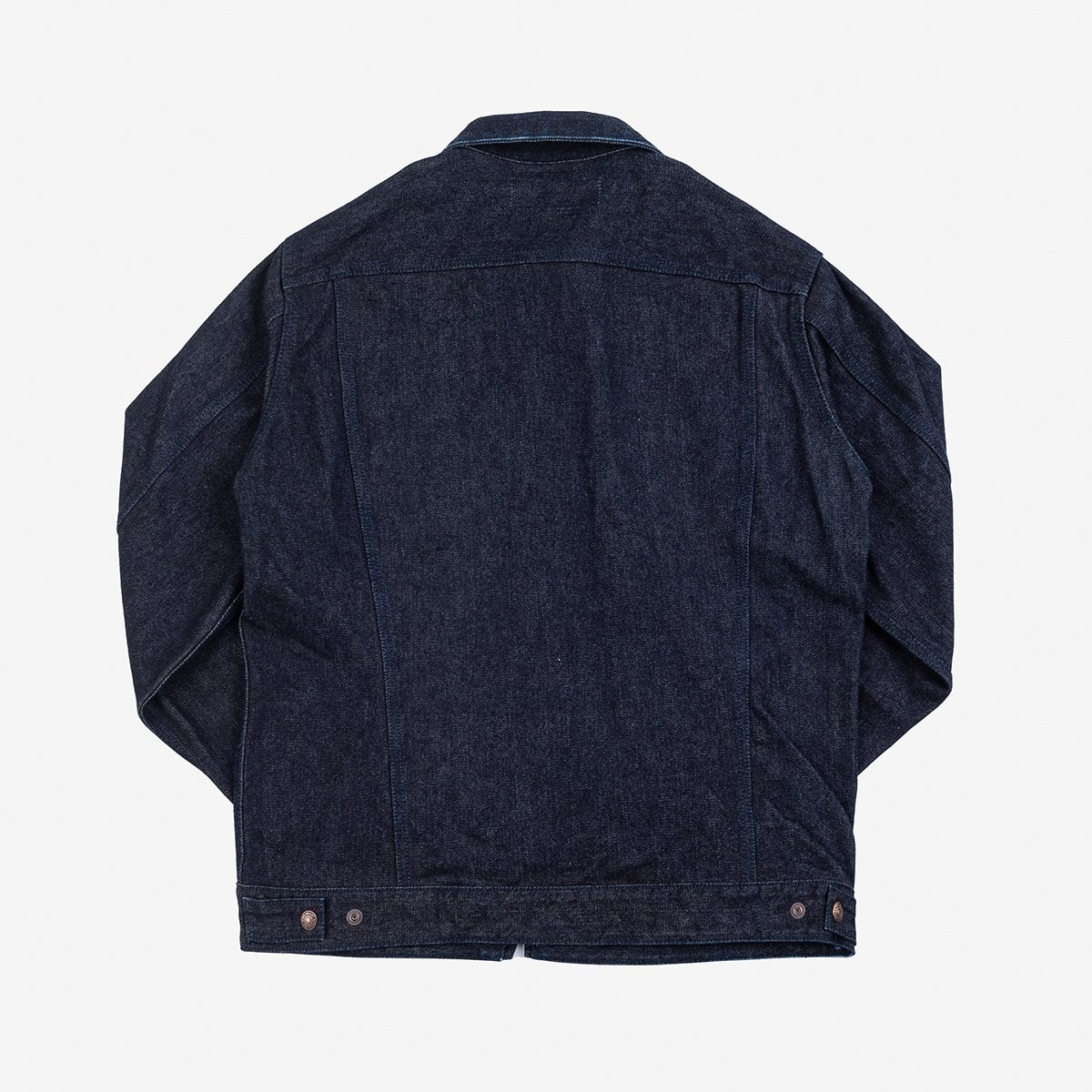 IHJ-122-IND 14oz Broken Twill Selvedge Denim Work Jacket - Indigo - 6