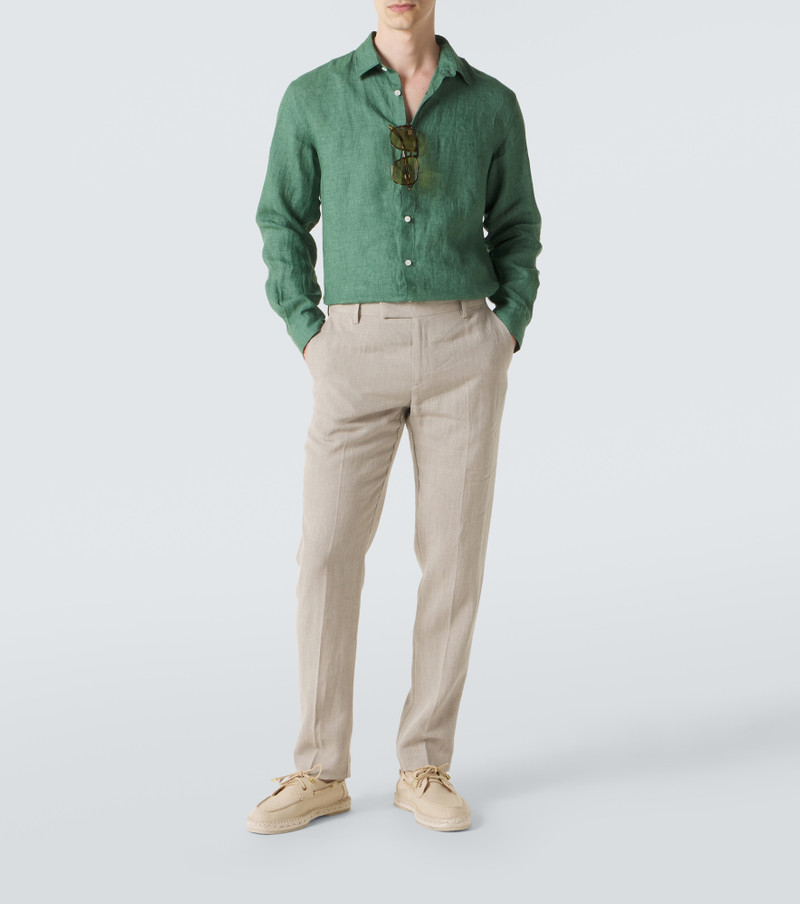 Sunspel Linen straight pants outlook