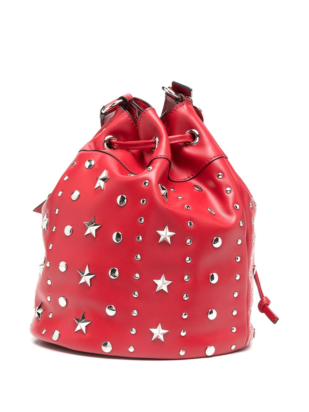 RED(V) stud-embellished bucket bag  - 3