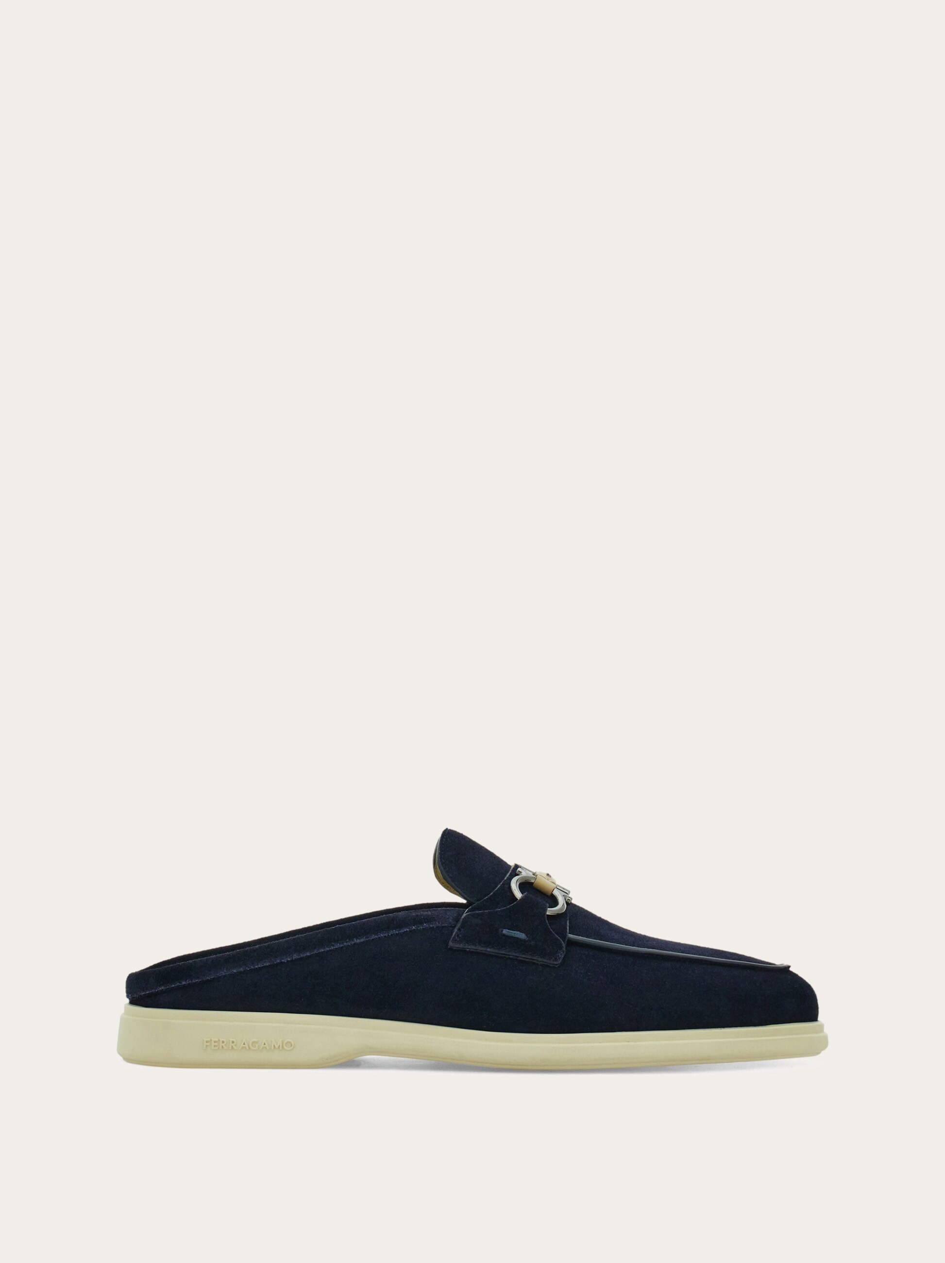Gancini buckle loafer mule - 1