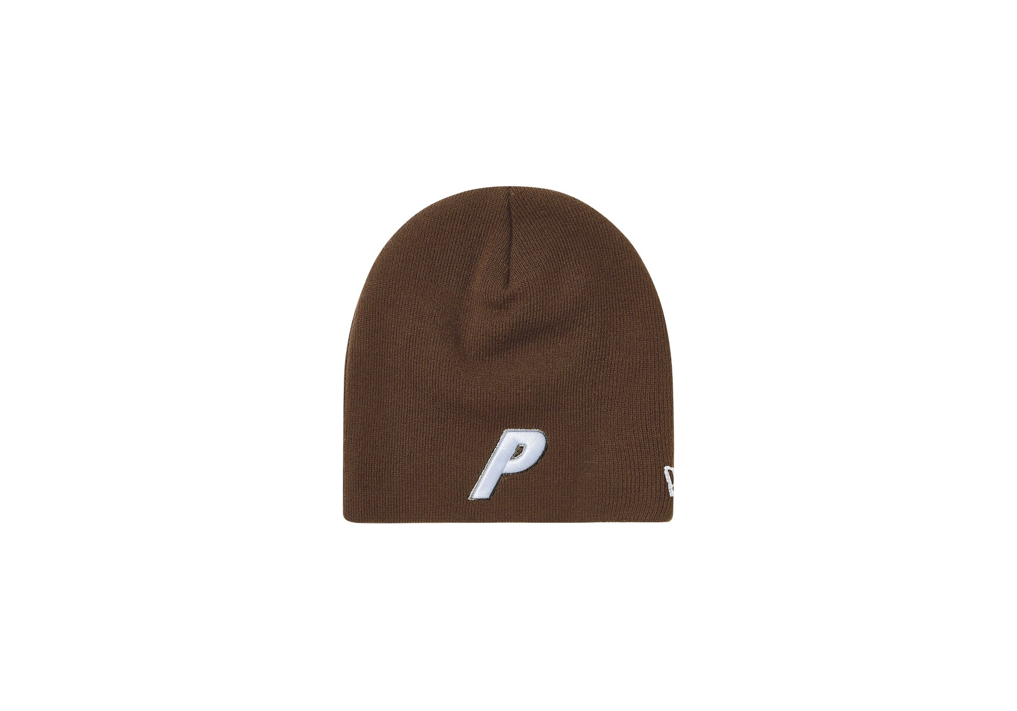 PALACE NEW ERA NEIN CUFF BEANIE BROWN - 1