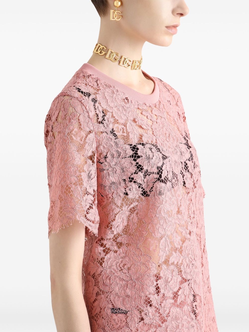 floral lace top - 5