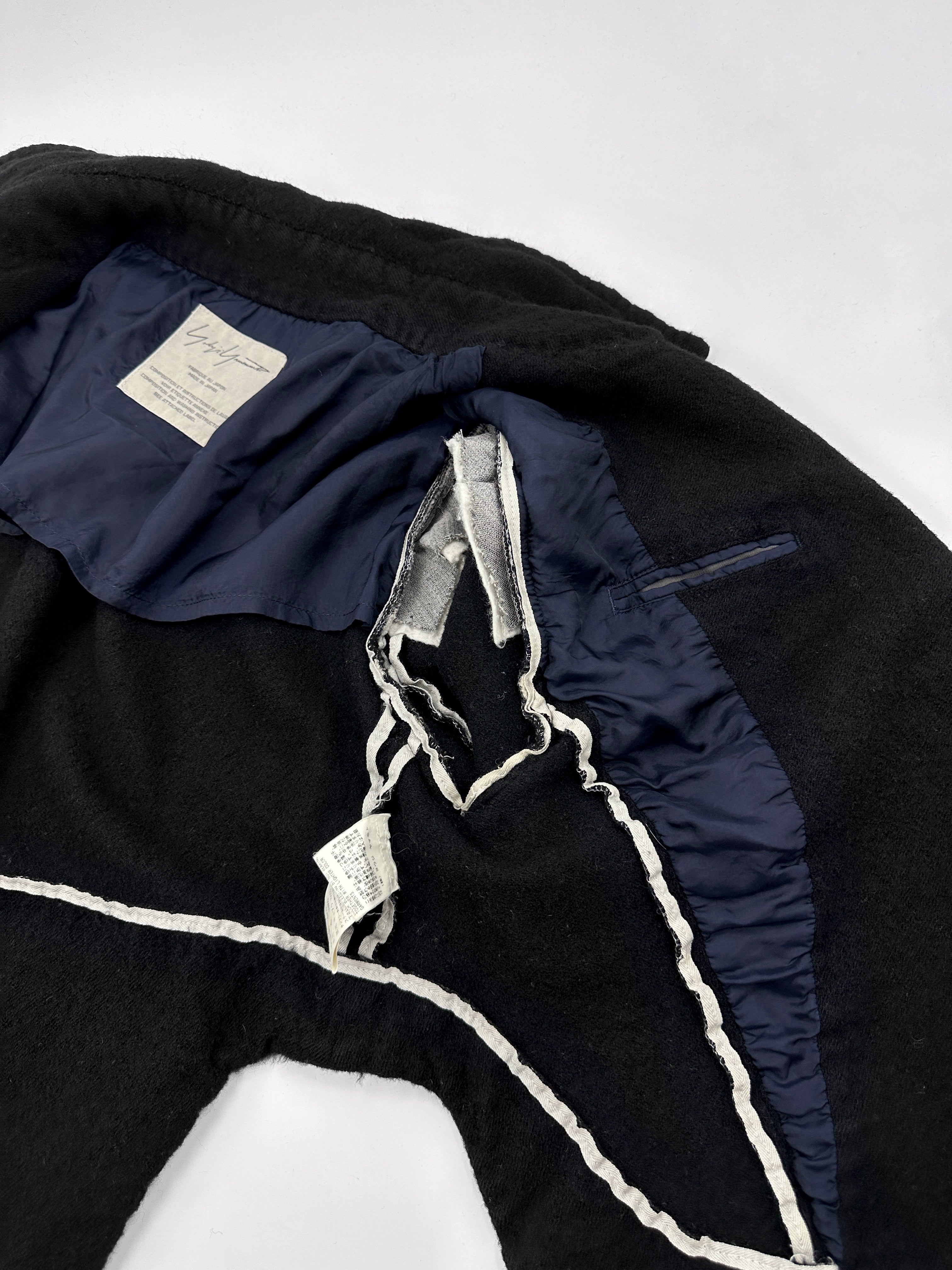 Yohji Yamamoto Fall 2006 Runway Oversized Wool Cropped Jacket 1 - 13
