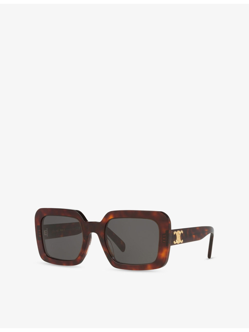 CELINE CL40304U Square Acetate Sunglasses outlook