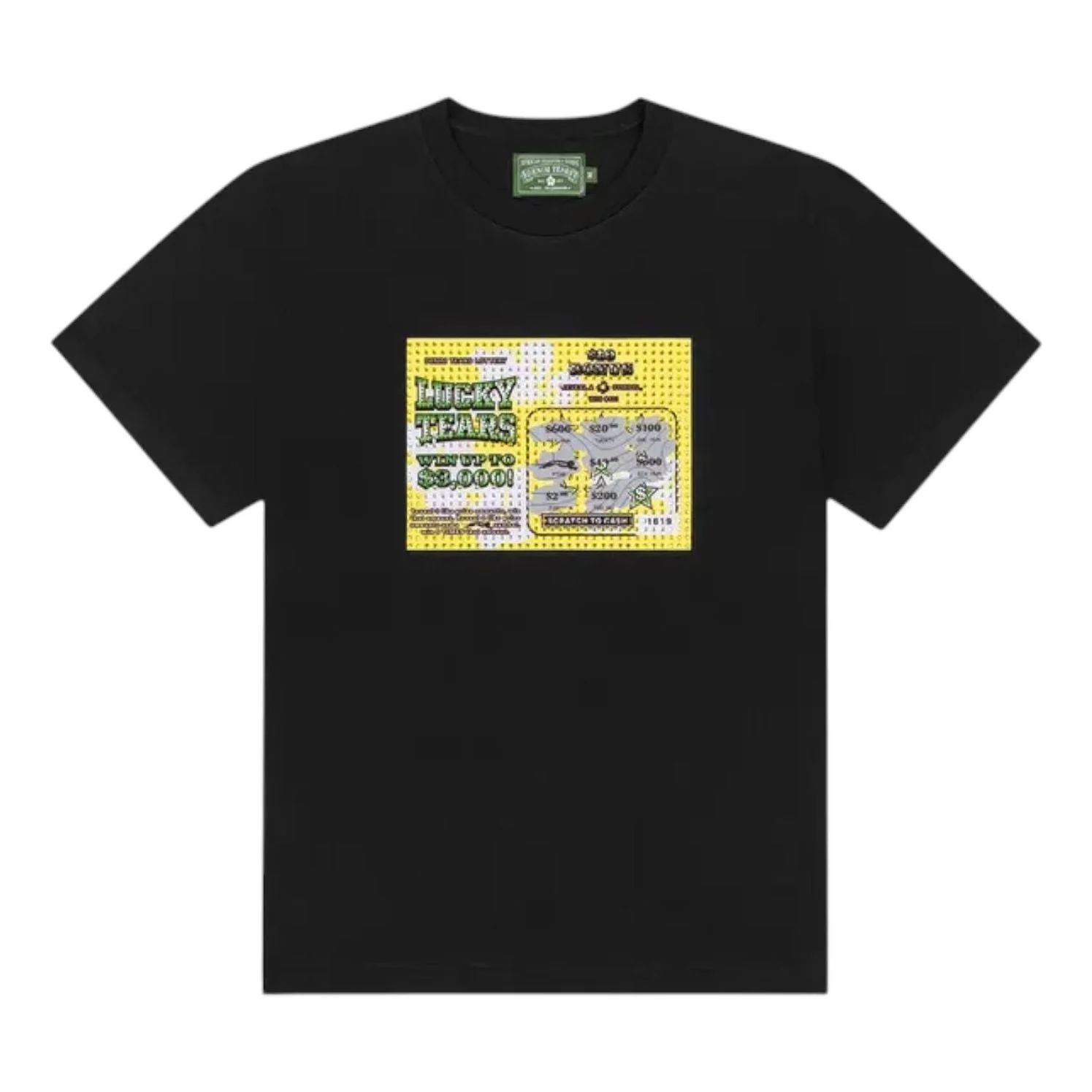 Denim Tears Scratch-Off T-Shirt 'Black' SS25TSS0591376 - 1