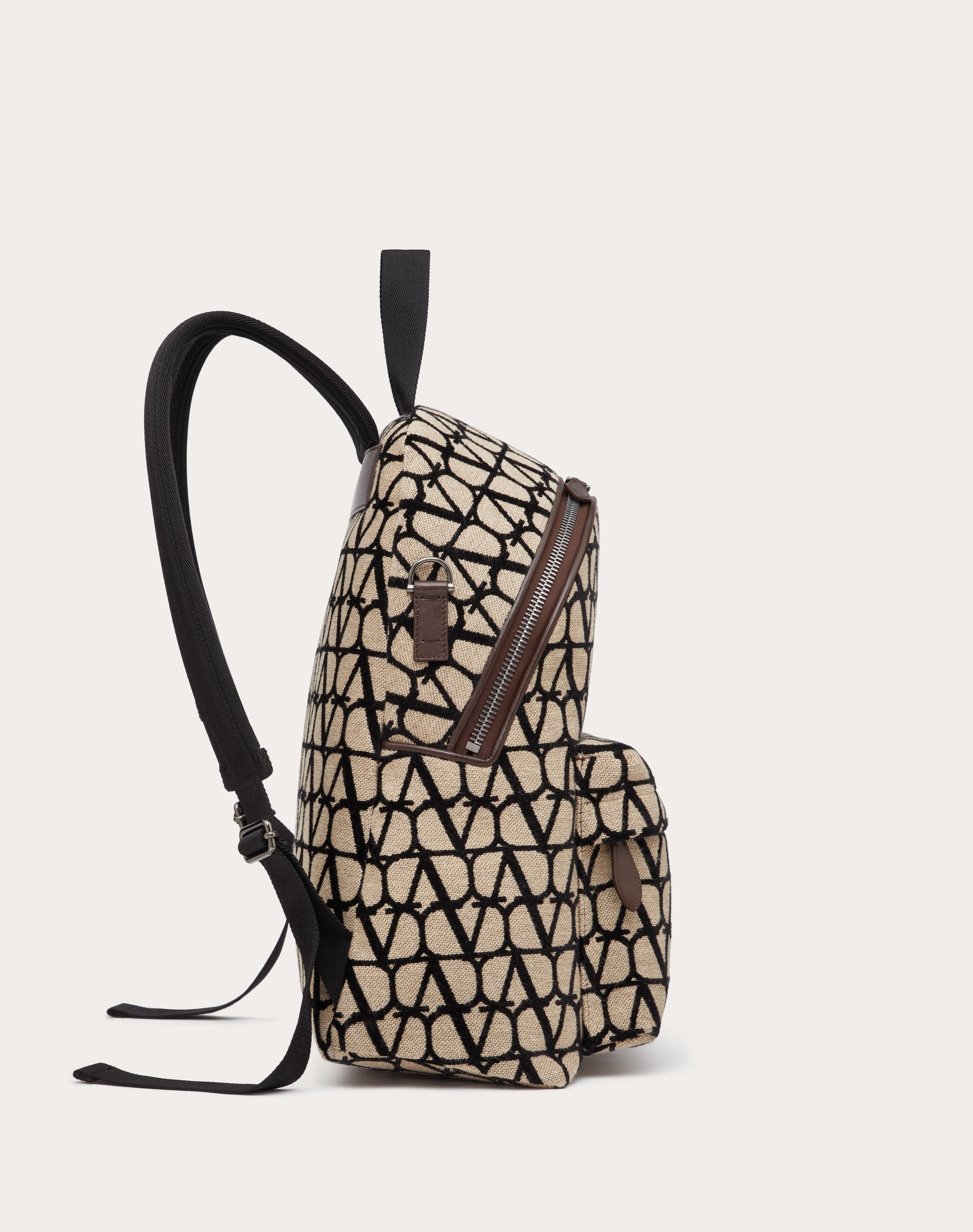 TOILE ICONOGRAPHE BACKPACK WITH LEATHER DETAILING - 5