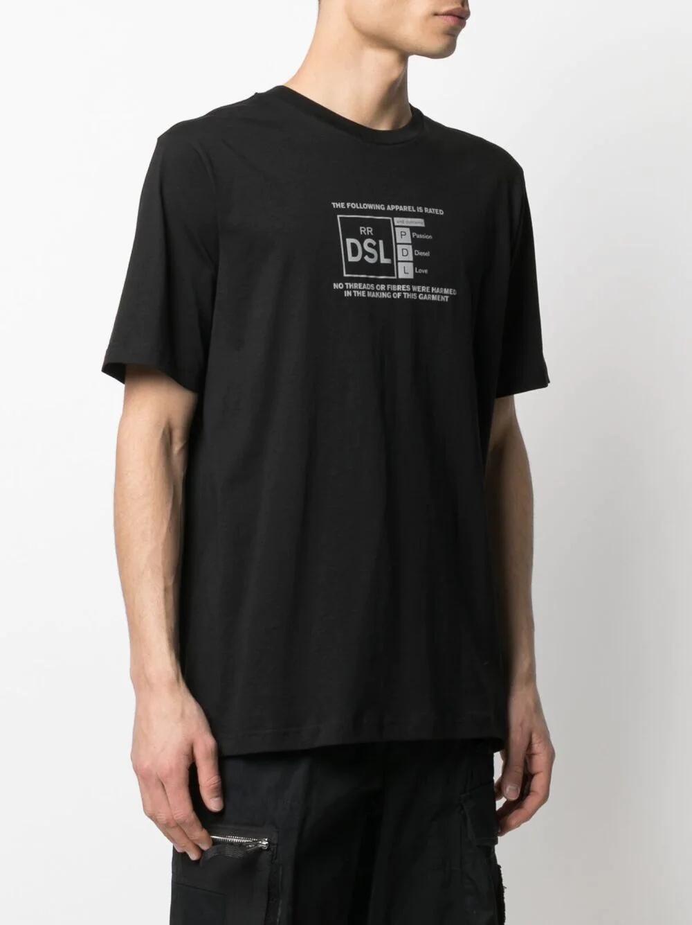 T-Just-A35 reflective logo T-shirt - 3