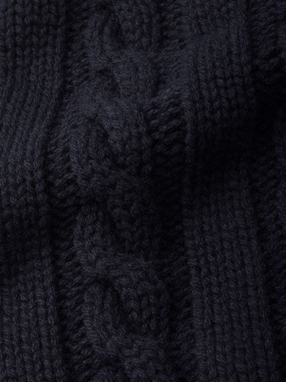 logo-detail cashmere scarf - 2