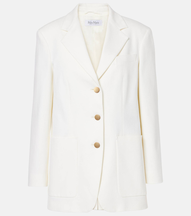 Single-breasted cotton drill jacket - 1