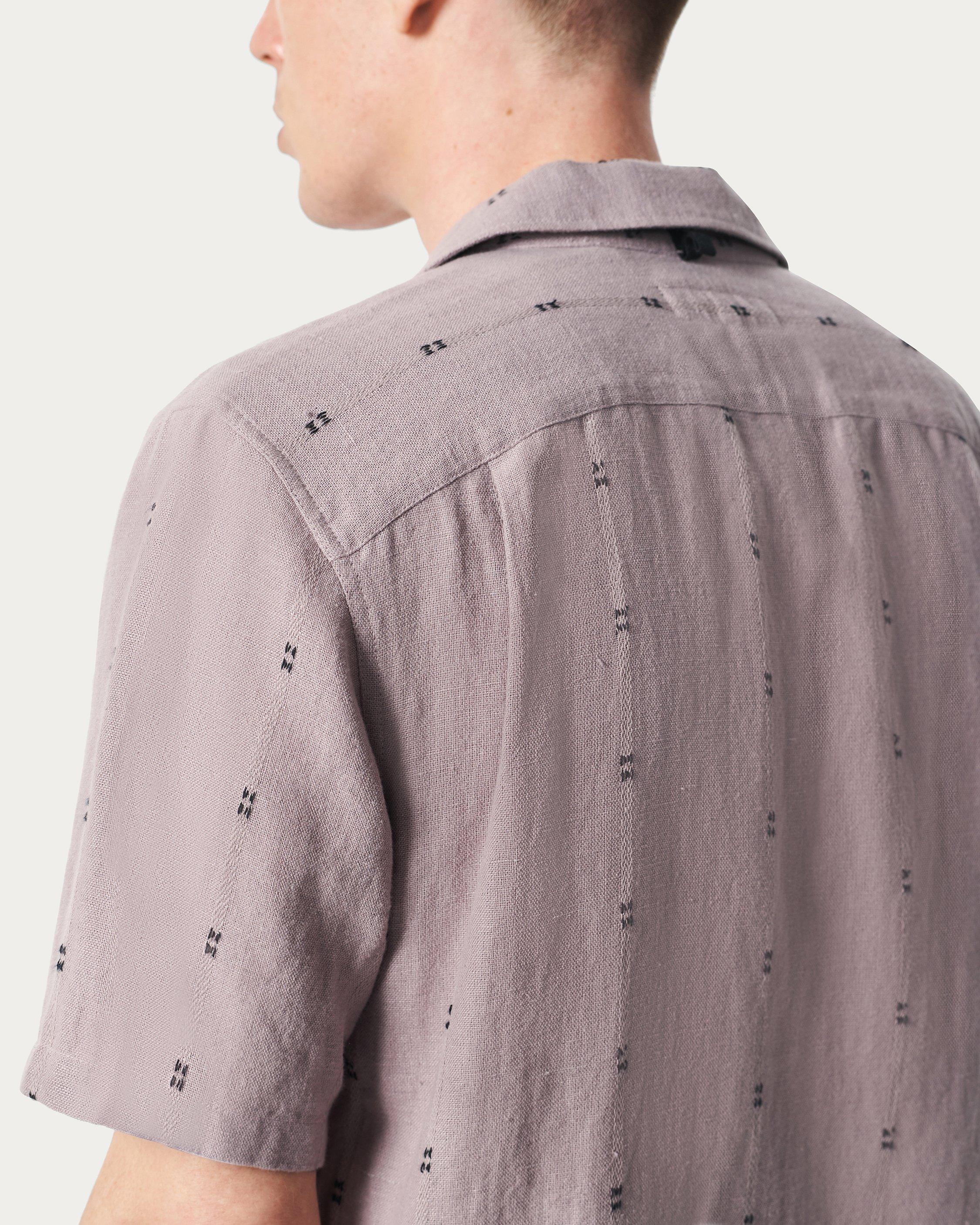 Avery Embroidered Camp Shirt - 5