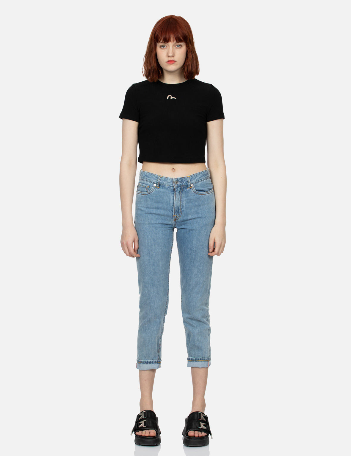 CUT-OUT SEAGULL SLIM FIT T-SHIRT - 5