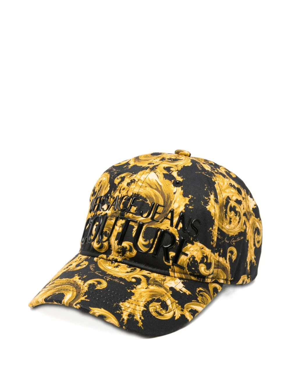 baroque-pattern cap hat - 1