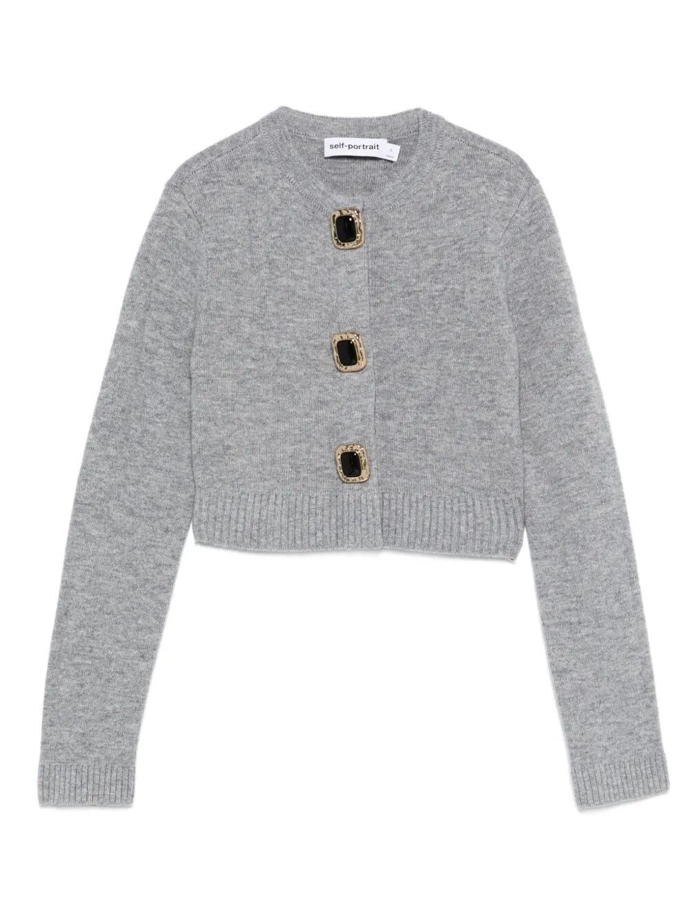 Self-Portrait Women Wool Cardigan - 1