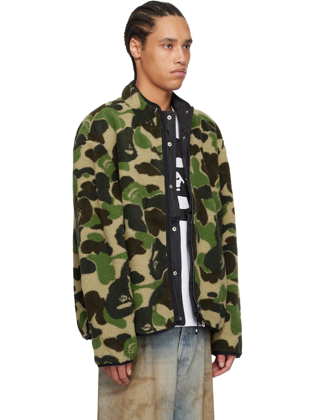 Green ABC Camo Boa Ripstop Reversible Jacket - 2