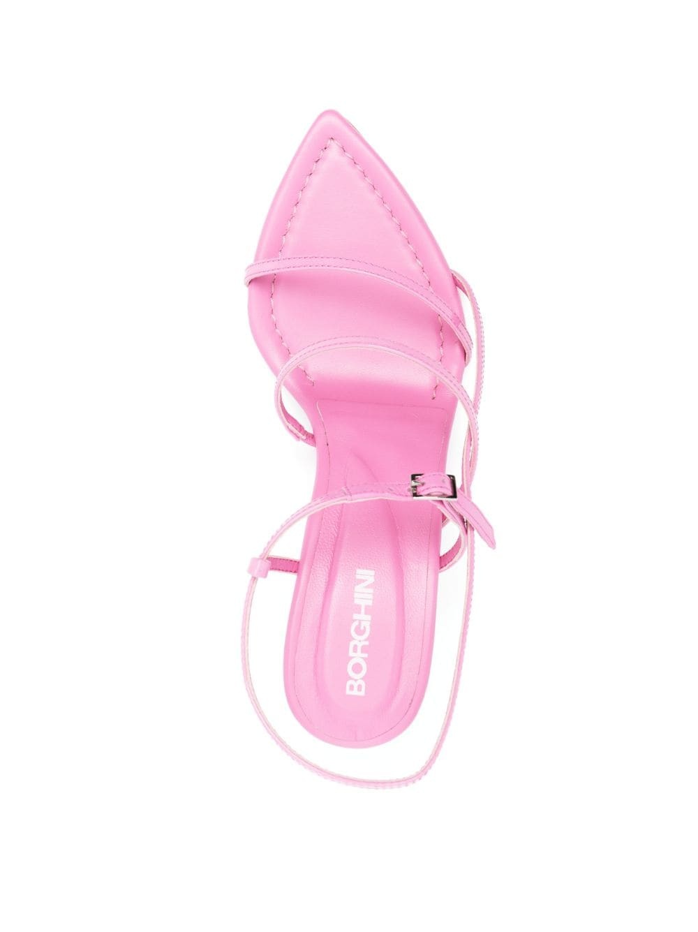 Gia26 70mm leather sandals - 4