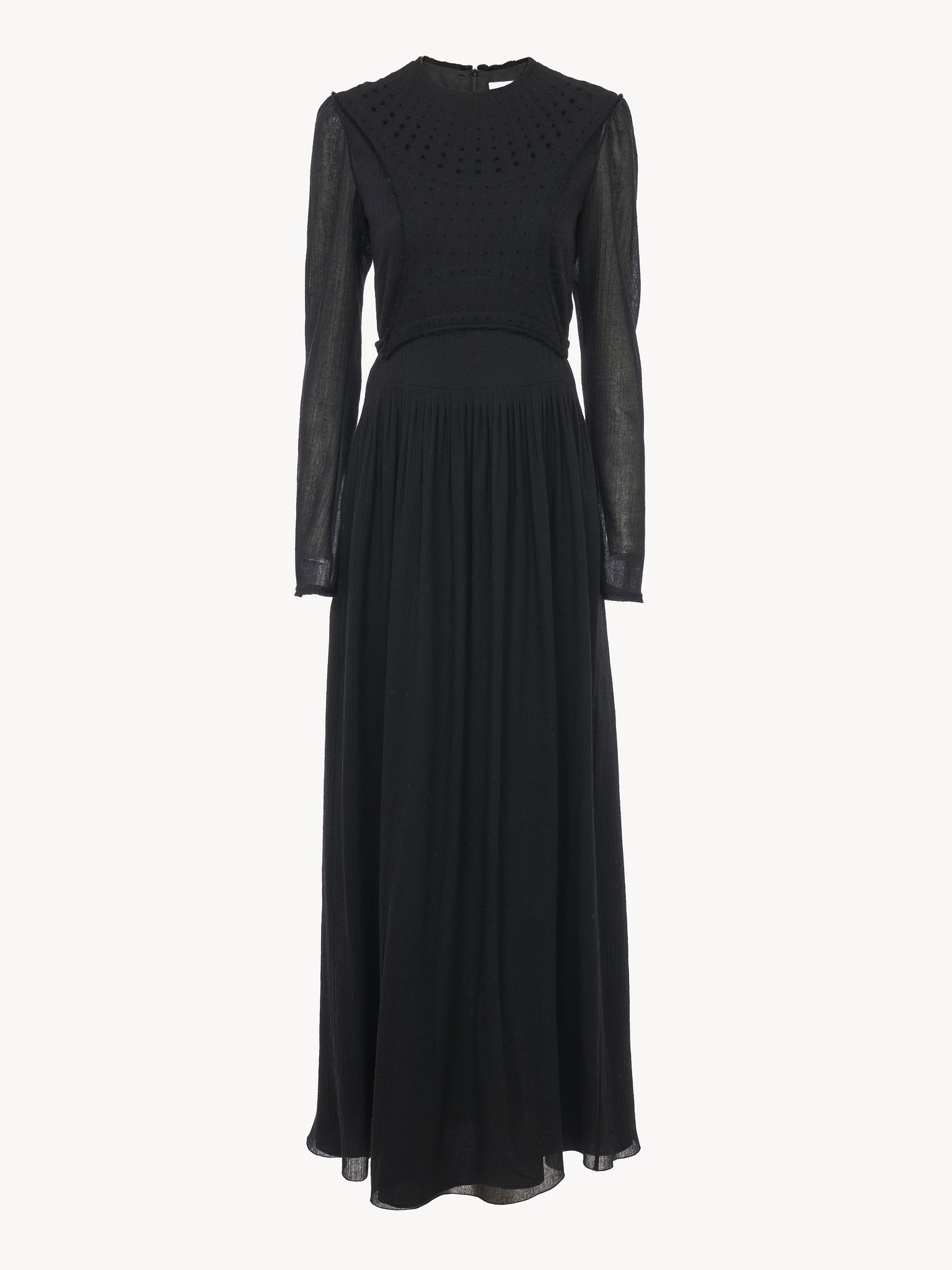 BELTED LONG DRESS - 3